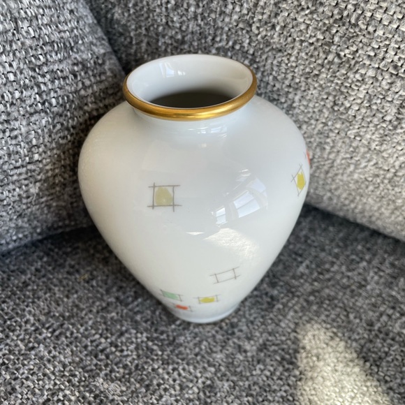 Vintage KPM Krister German Porcelain Gold trim Vase - Picture 2 of 4